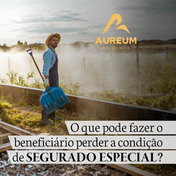 O que pode fazer o beneficiário perder a condição de segurado especial?